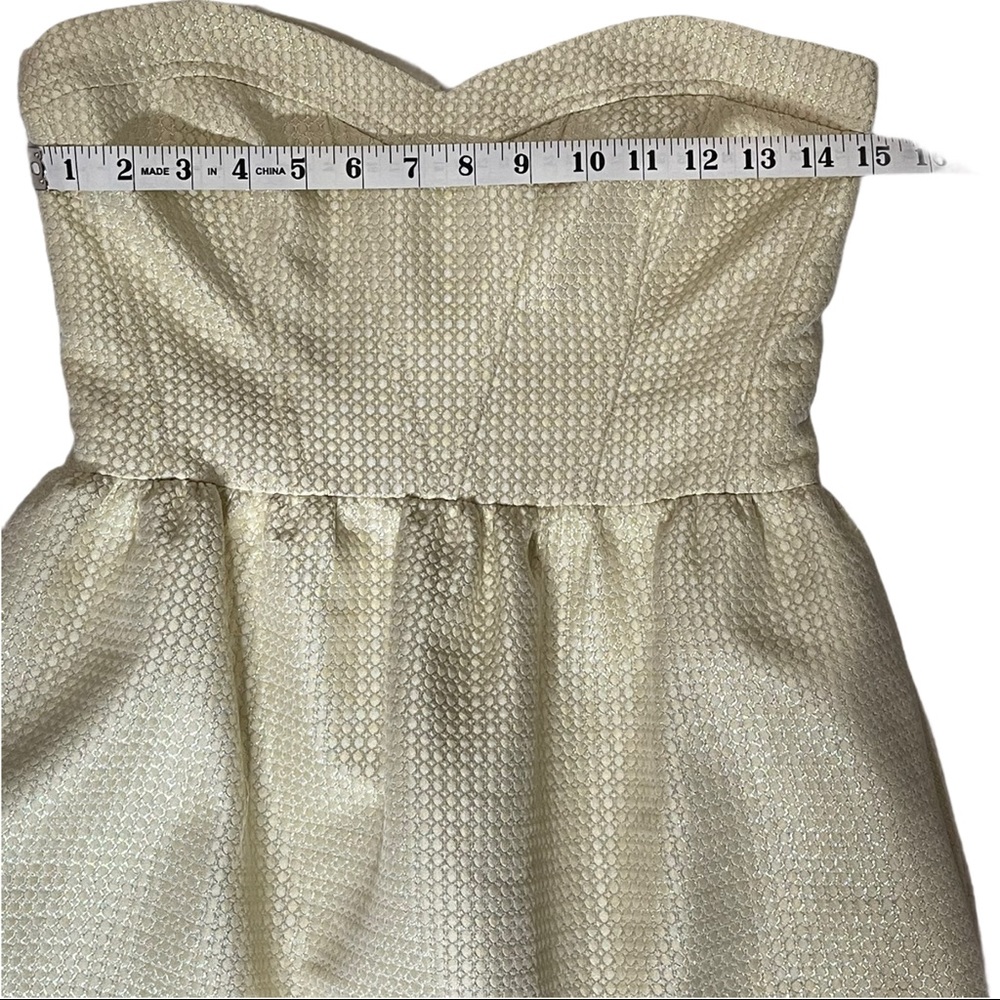 Shoshanna Brocade Structured Bodice Cocktail Dress - Picture 6 of 10